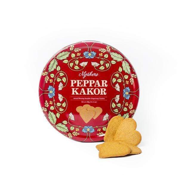 Swedish Ginger Snap Cookie Tin 14 oz - Reading China  Glass product image