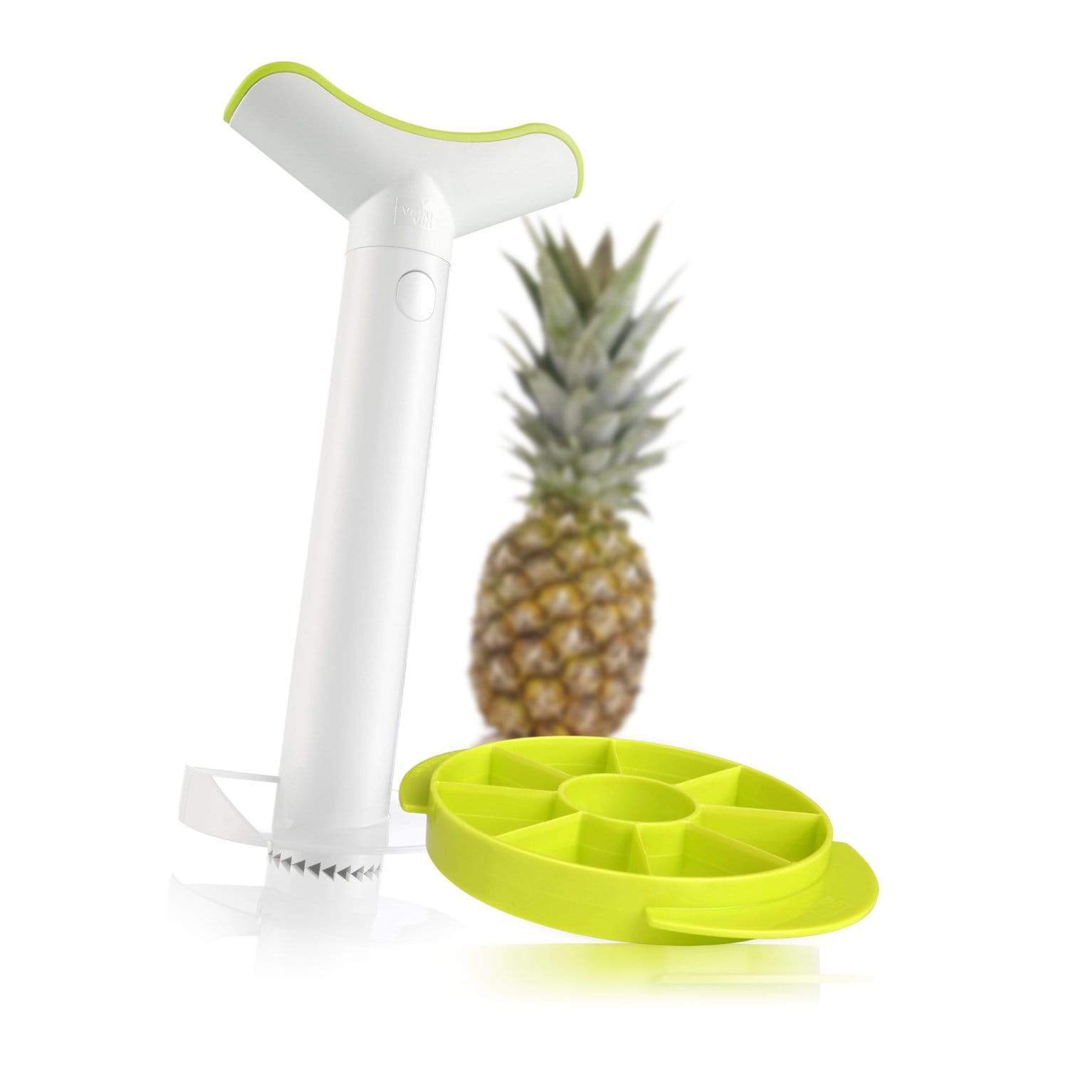 Vacu VIN Pineapple Slicer - with Black Handle - Quick and Easy
