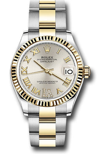 rolex datejust 31 steel and yellow gold