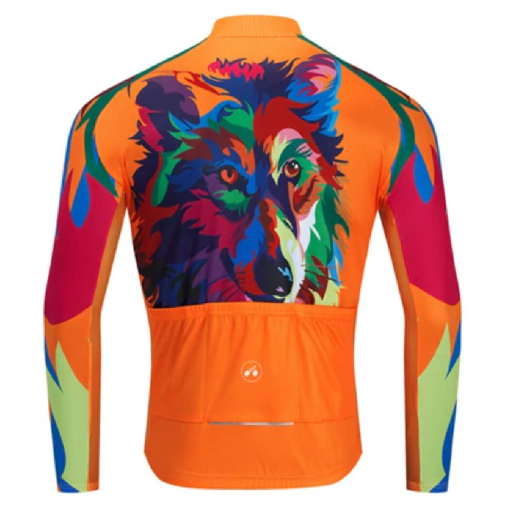 wolf cycling jersey