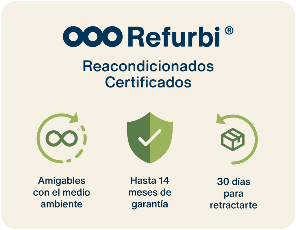 Refurbi ofrece hasta 14 meses de garantía