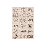 Load image into Gallery viewer, Hero Arts - Monster Ink &#39;n&#39; Stamp Rubber Stamp Set
