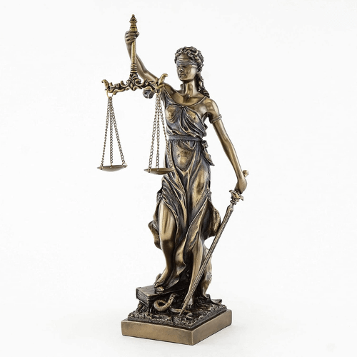 scales of justice medallions