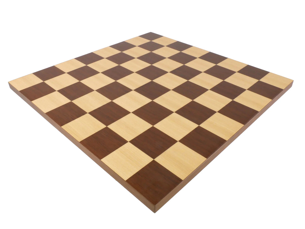 Remnant (37 x 112 cm) - Chessboard wooden texture fabric brown squares USA  cotton - modeS4u