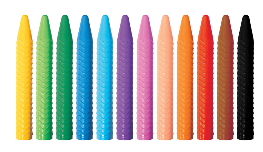 81-1460 Crayola Washable Tripod Grip Crayons Assorted Colors 8