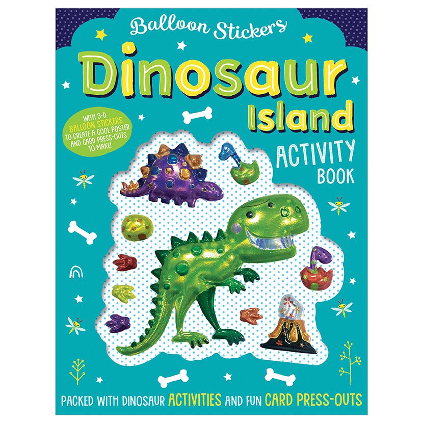 Blank sticker album: The Perfect Blank Sticker Book For Kids. Over 100  Empty Pages For Your Dinosaur Sticker Collection!