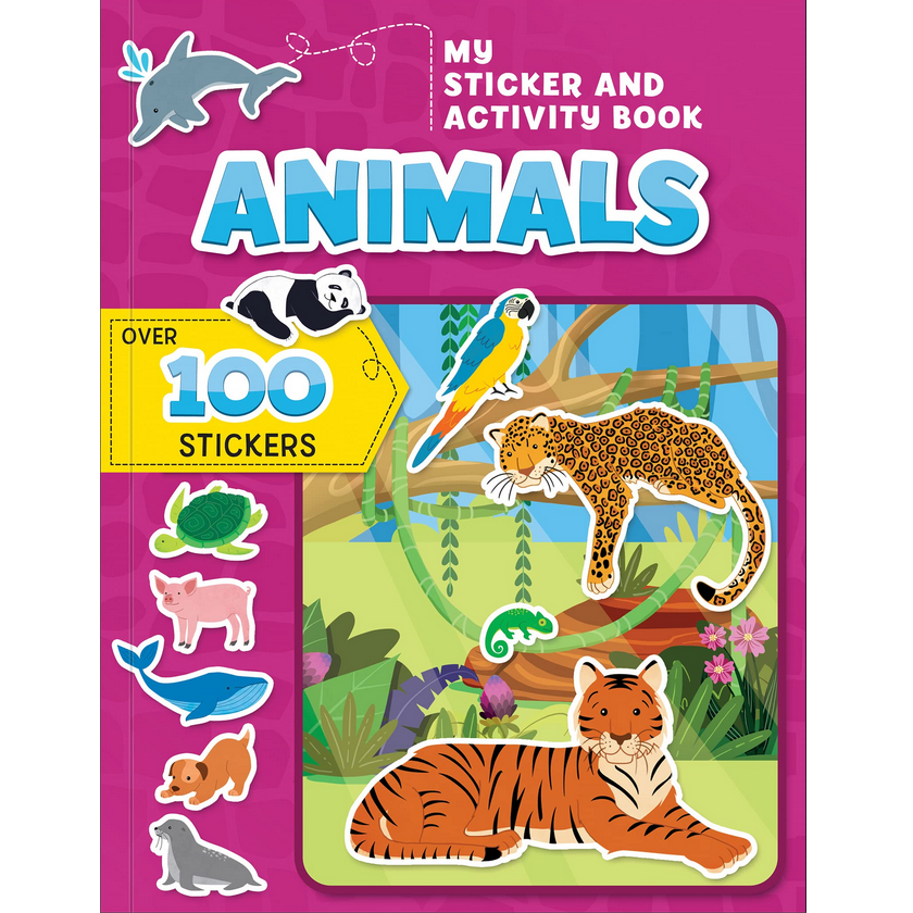 Animal Habitats Sticker Book: Over 500 Stickers and 12 Unique