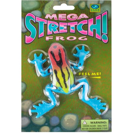 SQUISHY STRETCHY FROG - 8609 STRETCH FIDGET REPTILE STRESS SENSORY WILD  FLYING