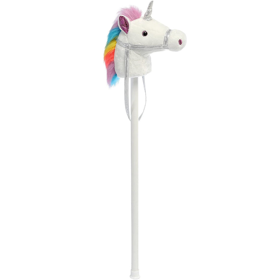 Dapple Gray Hobby horse Stick horse for children Horse toy on stick