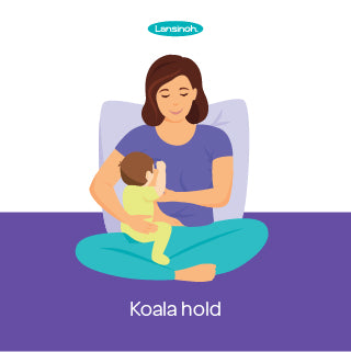 Koala Hold Breastfeeding Position