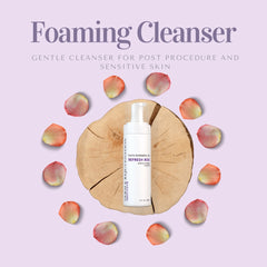 best gentle cleanser for post-procedure skin. face cleanser after chemical peel and laser