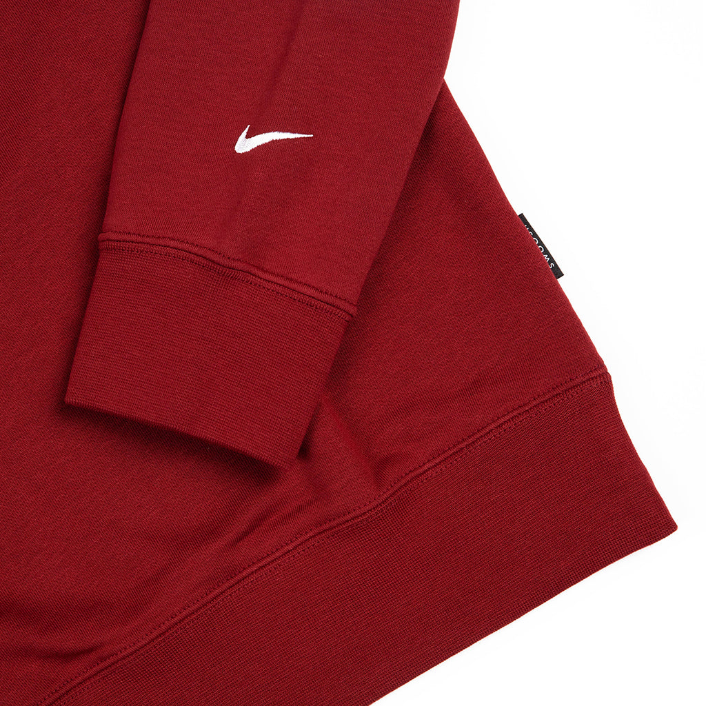 Nike Swoosh French Terry Crewneck (Team Red)