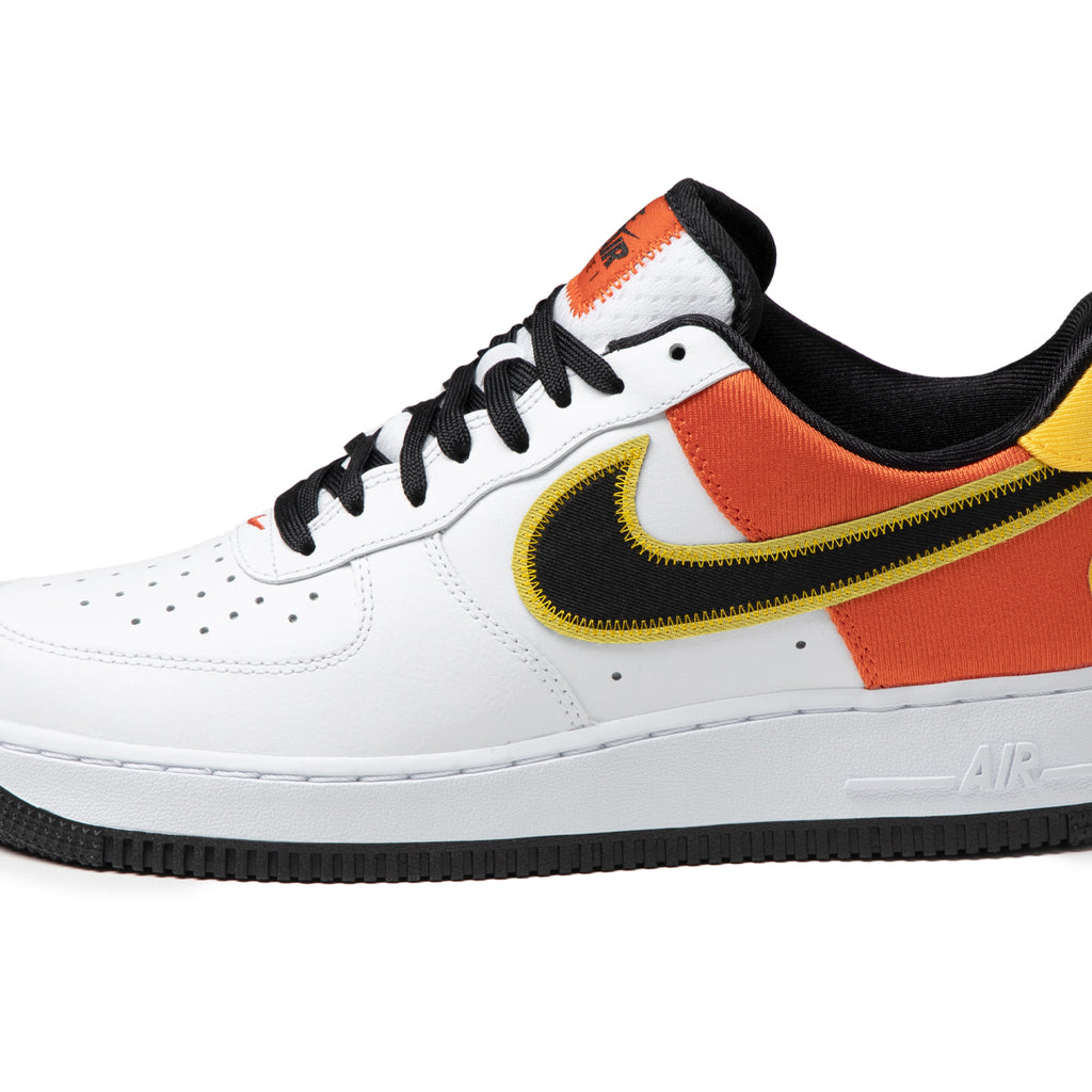 nike air force 1 white black orange