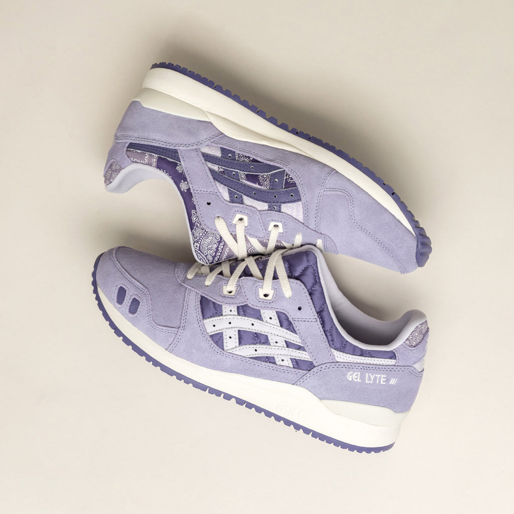 asics gel lyte iii cream purple