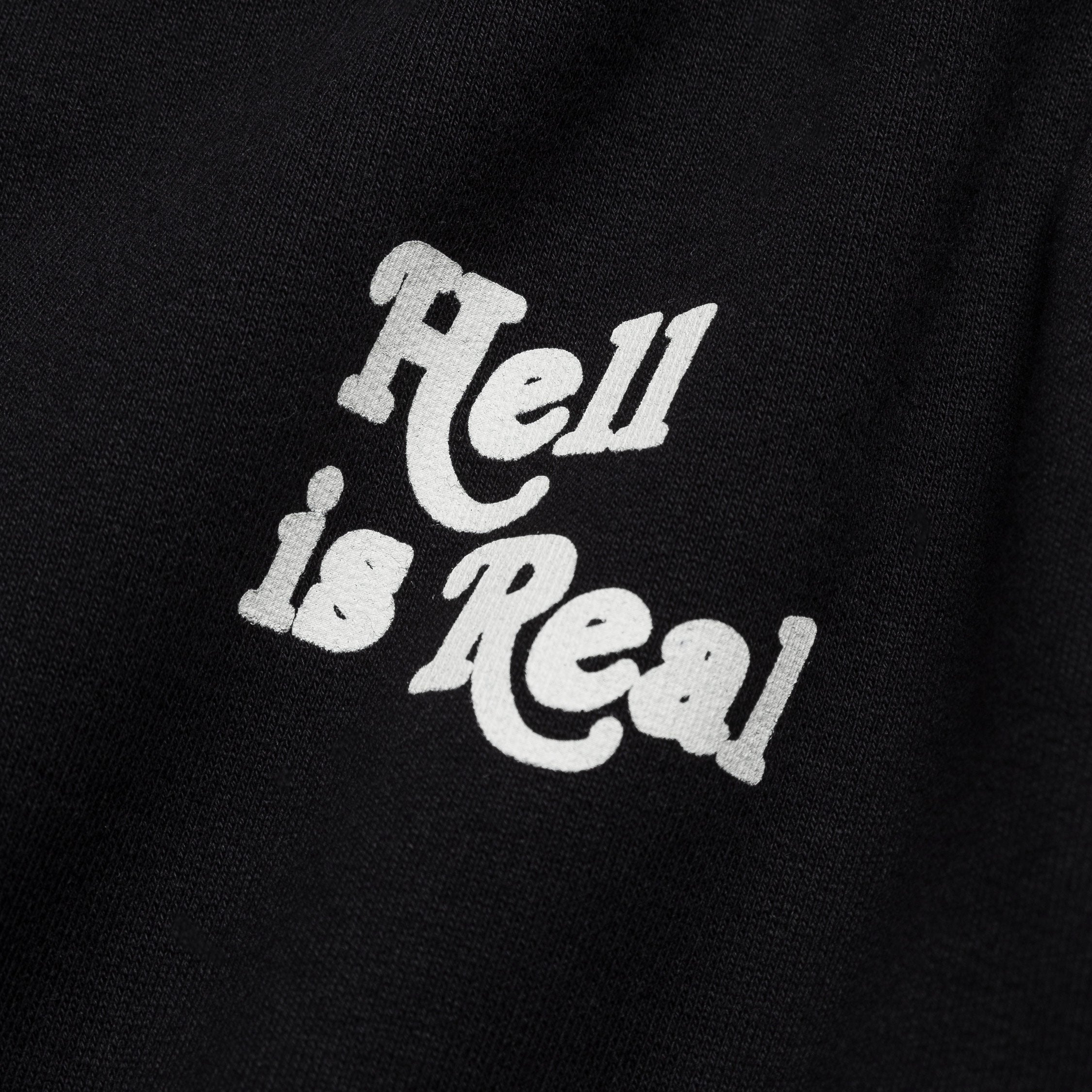 EVEN Worldwide Hell is Real Crewneck – buy now online at ASPHALTGOLD!