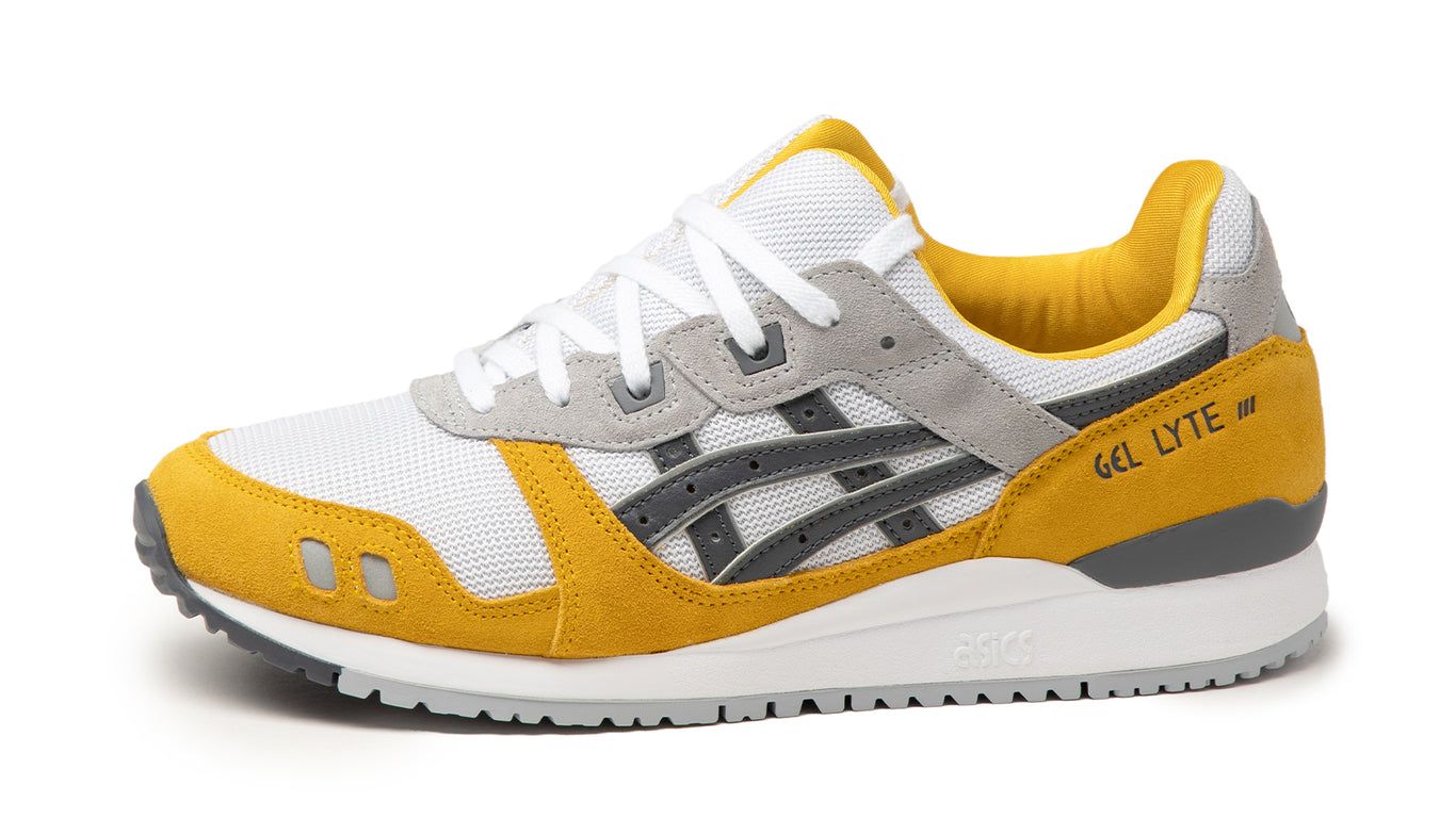 asics gel lyte iii grey yellow