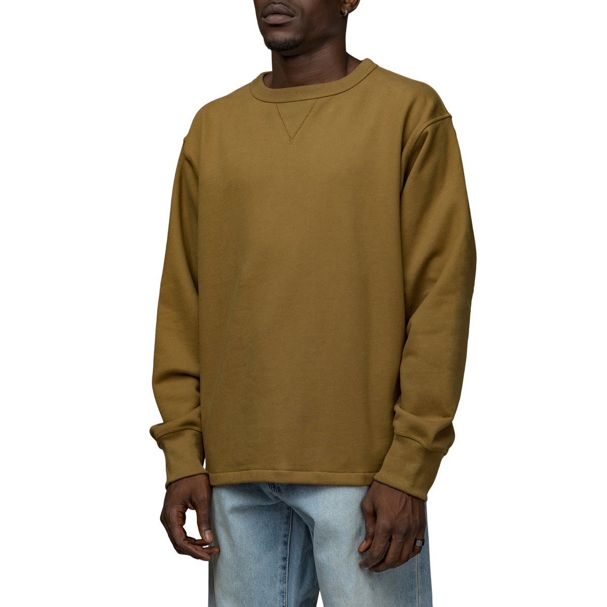 Reverse Weave Open Bottom Hoodie