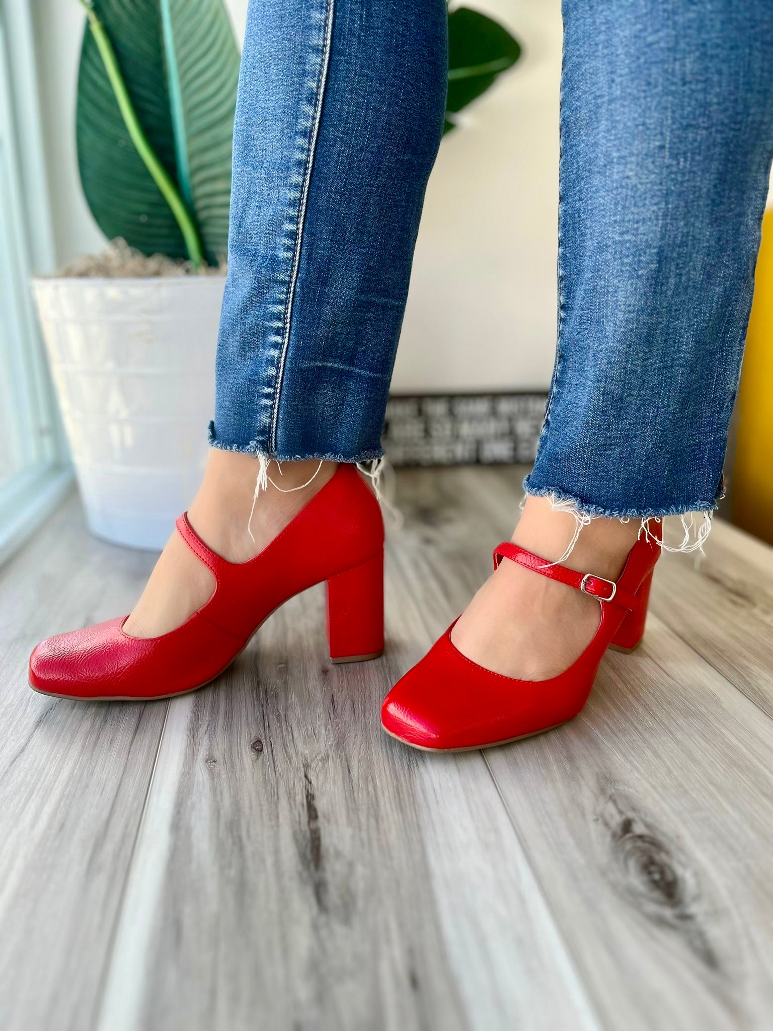 Bambi red heel 5,6,8