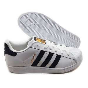 tênis adidas superstar branco e preto