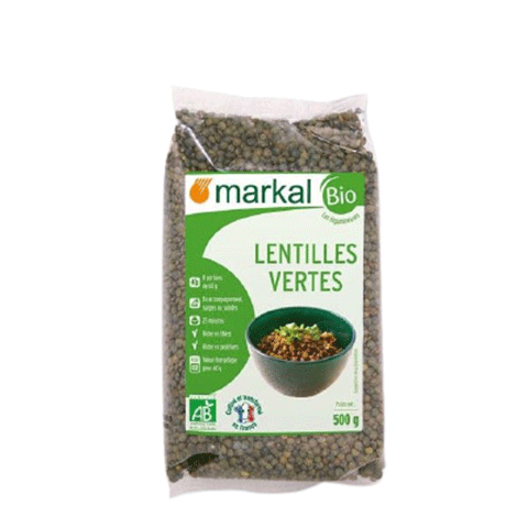 LENTILLES VERTES 500g