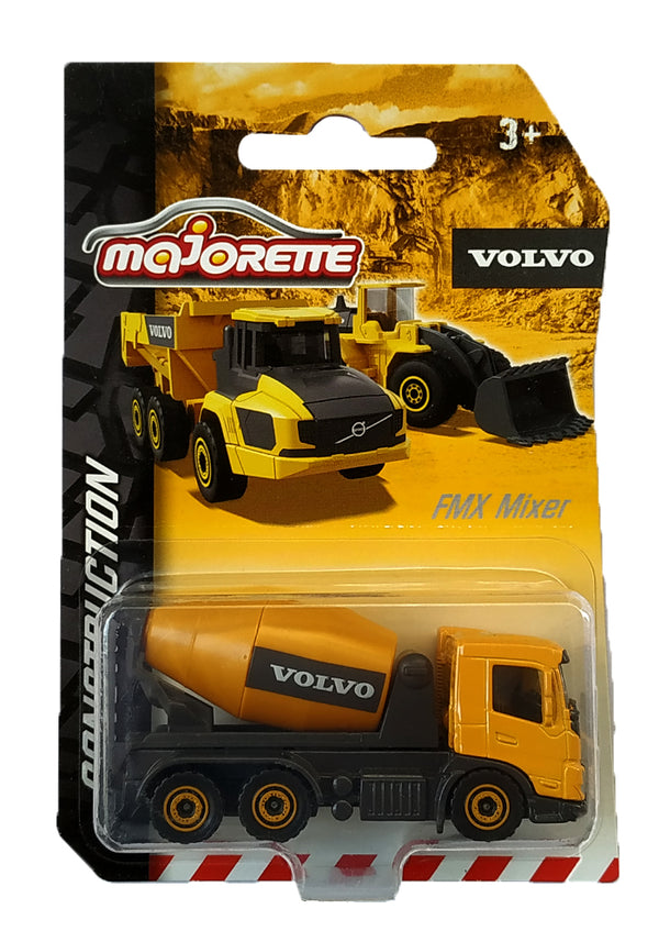 Volvo Truck FMX Skip Yellow color Construction series Majorette Scale 1:87