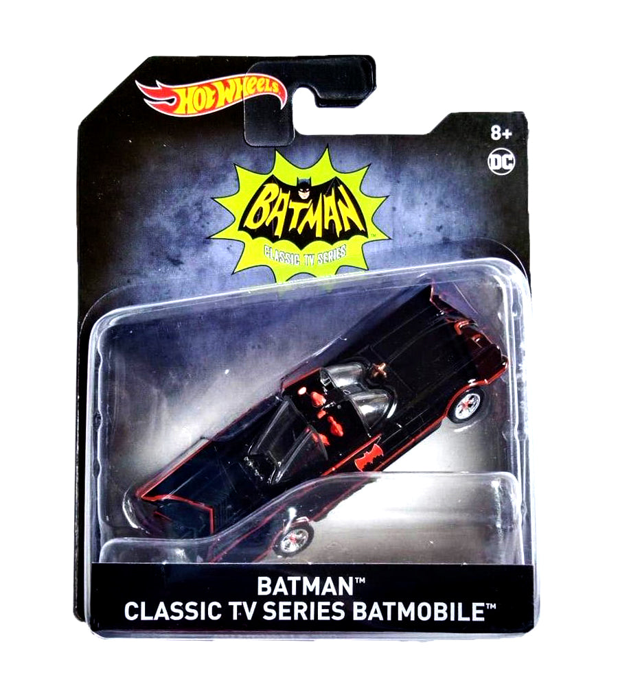 INDIAN CARD Hot Wheels Batman Classic TV Series Batmobile - Black–  