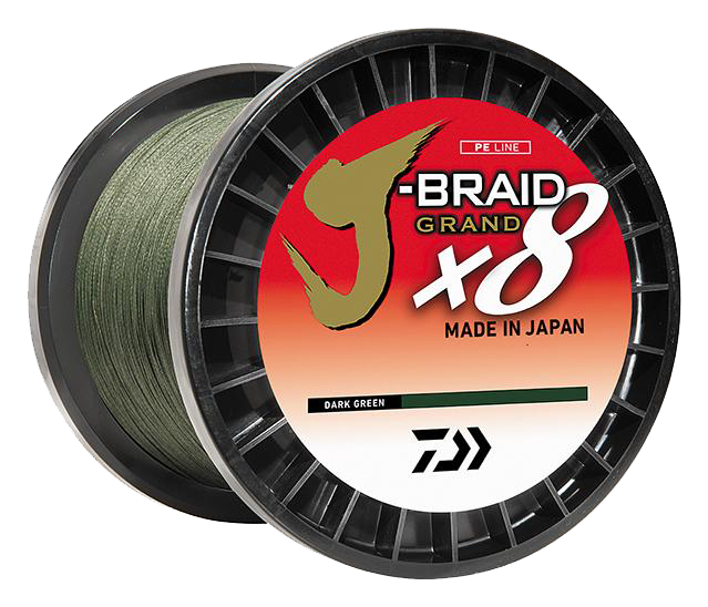 Daiwa JB8U65-500MU J-Braid Braided Line 65lbs 550Yds Filler Spool Multi Color