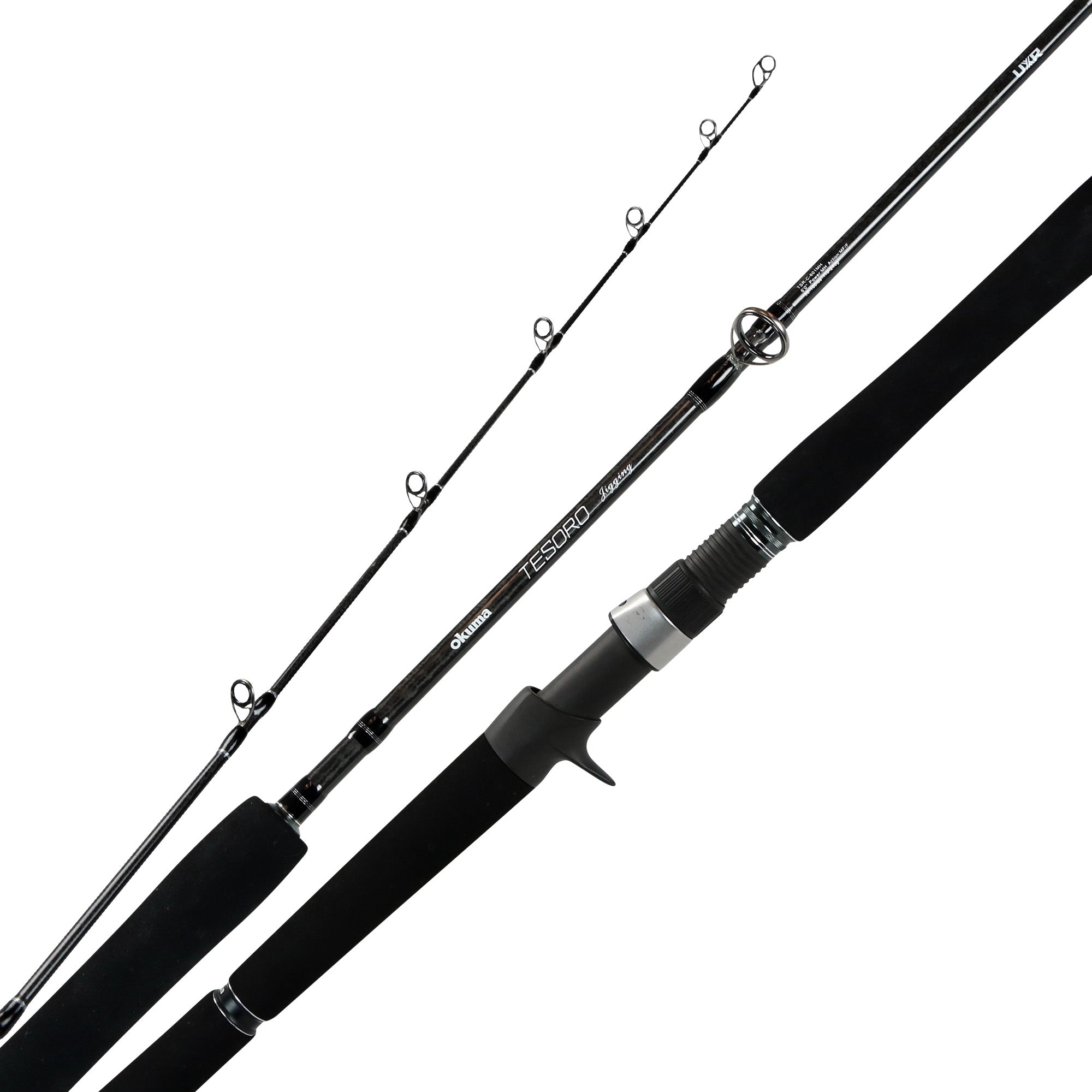 Okuma SST A Series Medium-Heavy Casting Rod with Cork Grip, 10 - 25 lbs, 3/8  - 3/4oz, 2 Piece