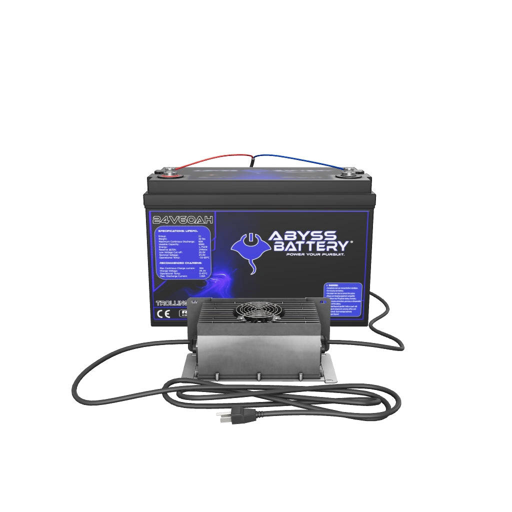 ABYSS® 24V 50Ah Lithium Trolling Motor Battery For Sale – Abyss Battery