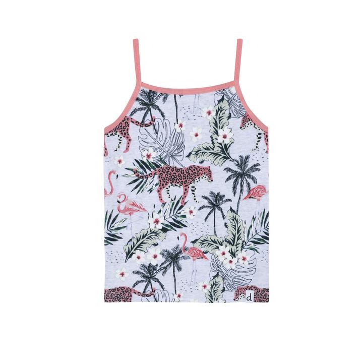 Swimsuit Two Piece - Tropical Flowers
