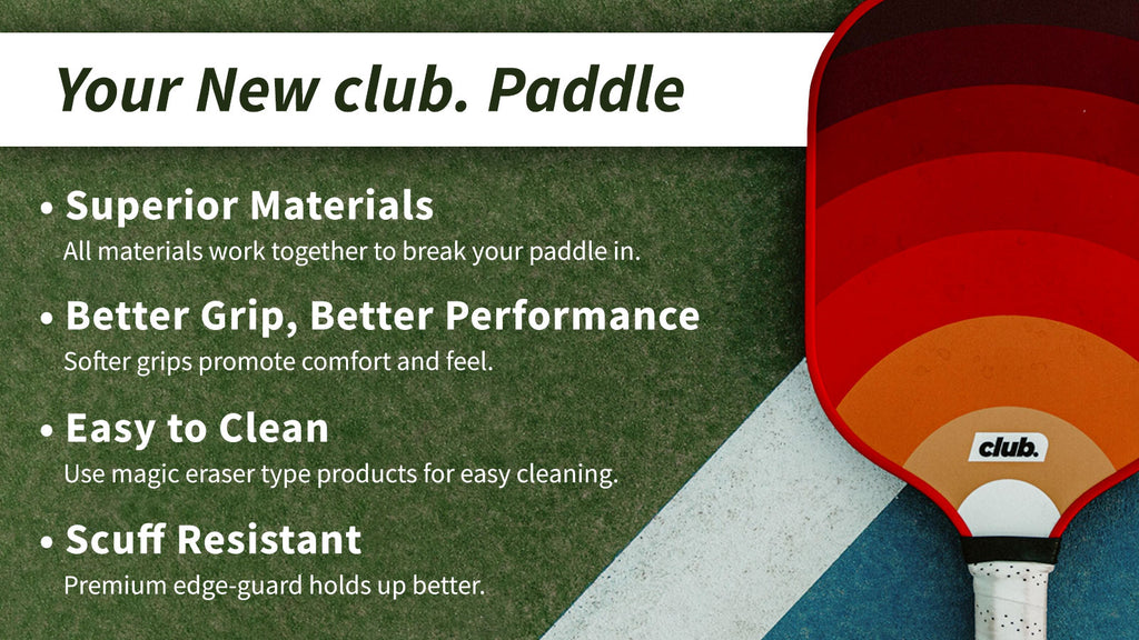Using Your New club. pickleball Paddle