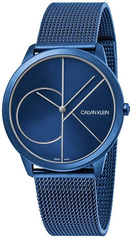 calvin klein watch blue dial