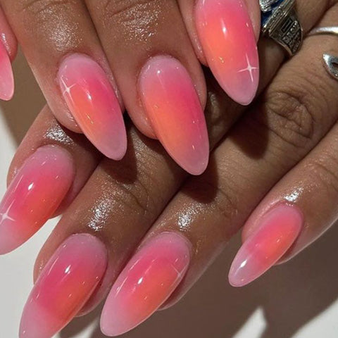 How To Do Coral Pink Ombre Nails – Nail Art Bay