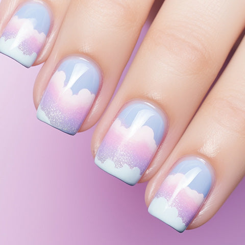 Groovy pastel vibes on clients natural nails, love these pastel colour... |  TikTok