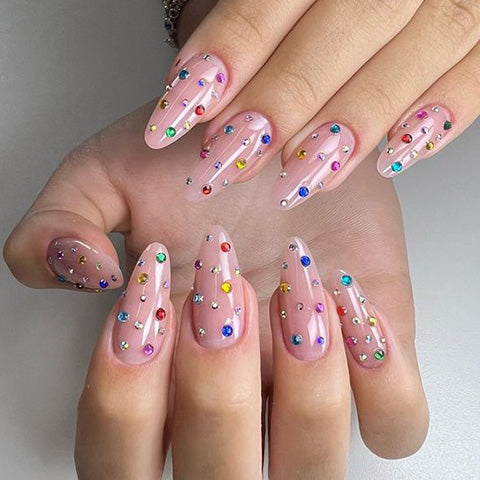 Sparkle like never before with Nishi Nails' latest nail art creations! 💖✨  Our designs are a blend of elegance, creativity, and the l... | Instagram