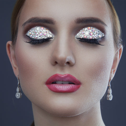 Here's How to Use Rhinestones & Pearls to Up Your Makeup Game