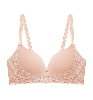 Triumph Modern Finesse Underwire Bra - Neutral Beige - Curvy Bras