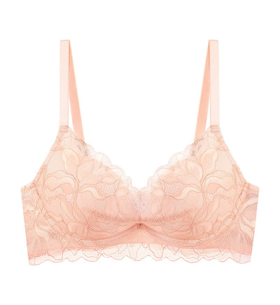 Magnolia Lace Wired Push Up Deep V Bra
