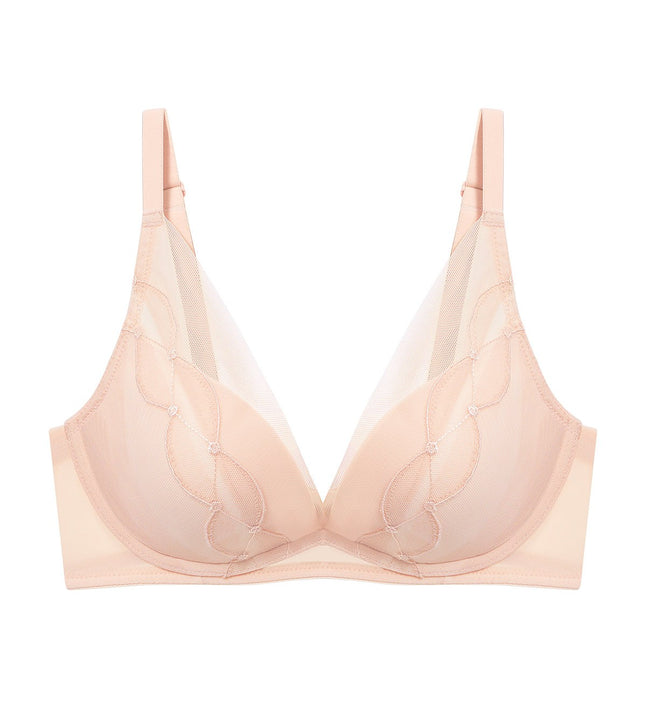 Non-wired Bras, Sexy Cushion, Style Seduction Non-Wired Push Up Deep V  Bra