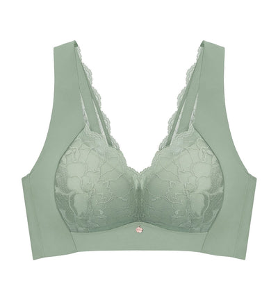 Florale Mudan Non-Wired Padded Visual Minimizing Bra