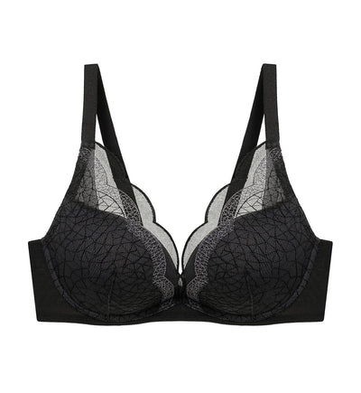 Glow Wired Push Up Deep V Bra