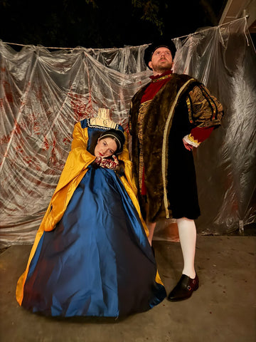 Headless Ann Boleyn and Henry VIII couples costume