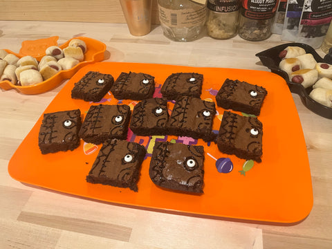 Hocus pocus book brownies