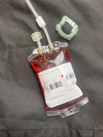 Vampire Kiss Cocktail in Blood Bag - Halloween Party Drink