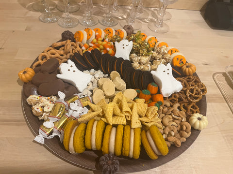 Boo Board Halloween candy charcuterie