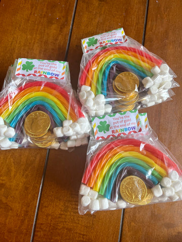 Saint Patrick’s day rainbow snack