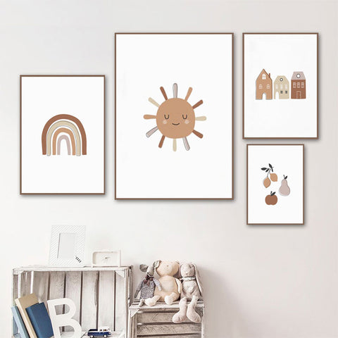Canvas for kids room, canvas for boy room, canvas for girl room