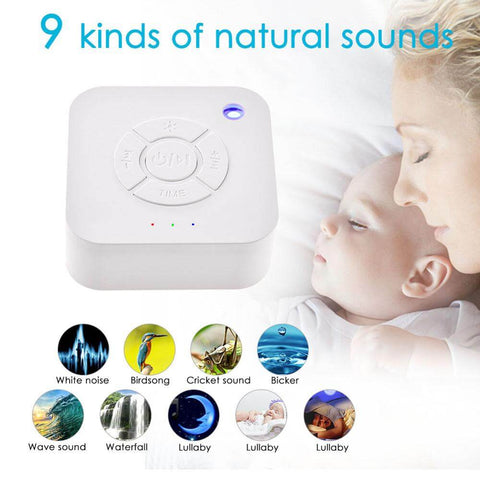White noise device, no more sleepless nights, baby falls asleep