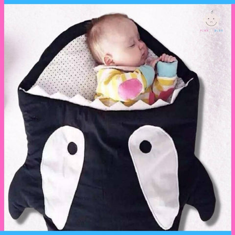 Funny shark baby sleeping bag