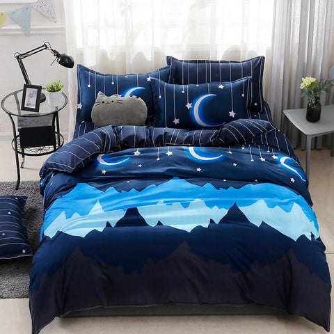 moon stars bed set for kids